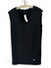Vuori Size XS Black Cotton Cap Sleeve V Back Athletic Dress Black / XS