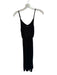 Olivia Rae Size XS Black Rayon Spaghetti Strap Elastic Waist Midi Dress Black / XS