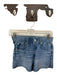 Rag & Bone Size XS Med Light Wash Cotton Blend Elastic Waist Denim Print Shorts Med Light Wash / XS