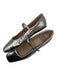 Dolce Vita Shoe Size 5.5 Silver Vegan Leather Metallic Square Toe Flats Silver / 5.5