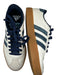 Adidas Shoe Size 5.5 White & Navy Leather Athletic Sneakers White & Navy / 5.5