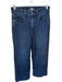 Paige Size 26 Dark Wash Cotton Blend High Waist Wide Leg Jeans Dark Wash / 26