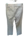 Pistola Size 25 Pearl Coated Canvas Metallic High Waist Straight Leg Pants Pearl / 25
