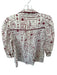 Pinch Size S Maroon & White Cotton Short Sleeve Flowers Cowboy Boot Top Maroon & White / S