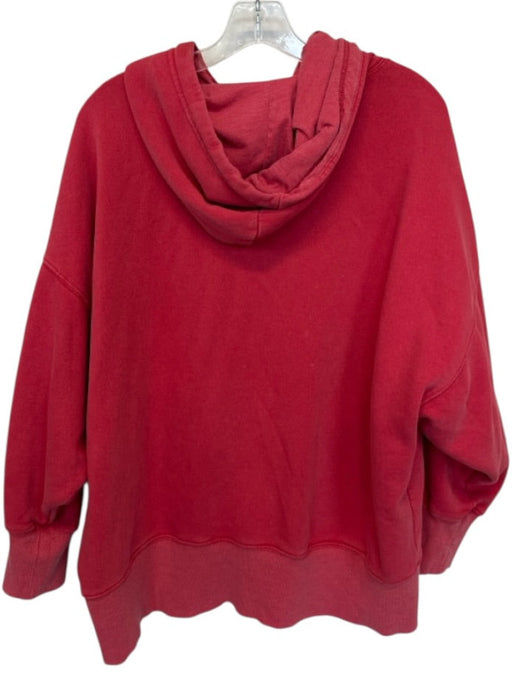 FP Movement Size XS Red Cotton Long Sleeve Drawstring Athletic Hoodie Red / XS