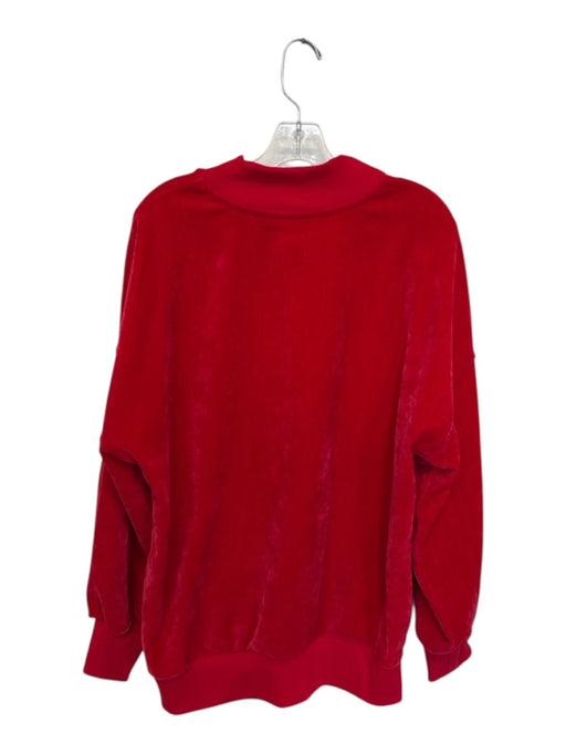 Gameday Couture Size M Red & Black Velvet Mock Neck UGA Long Sleeve Sweatshirt Red & Black / M