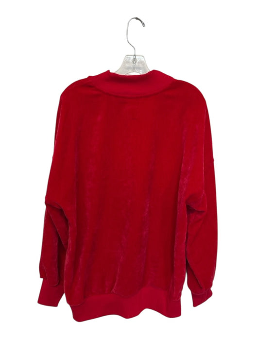 Gameday Couture Size M Red & Black Velvet Mock Neck UGA Long Sleeve Sweatshirt Red & Black / M
