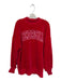 Gameday Couture Size M Red & Black Velvet Mock Neck UGA Long Sleeve Sweatshirt Red & Black / M