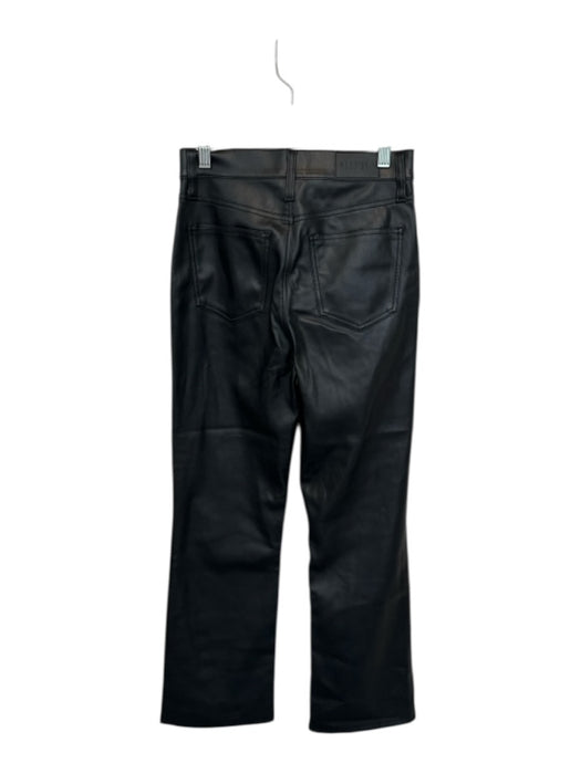 Pistola Size 24 Black Vegan Leather High Waist Bootcut Pants Black / 24