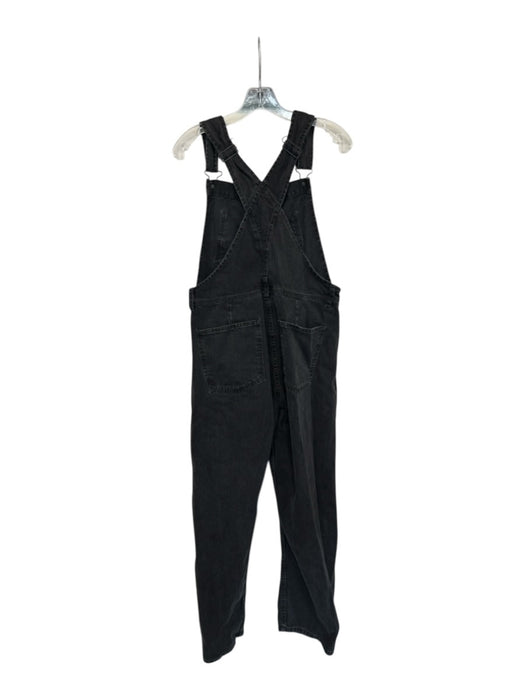 We The Free Size 2 Charcoal Cotton Wide Leg Denim Overalls Charcoal / 2