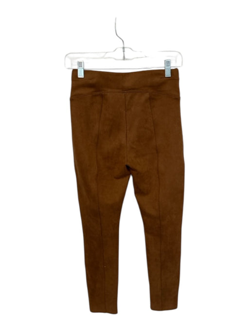Spanx Size S Camel Vegan Suede Elastic Waist Leggings Camel / S
