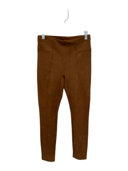 Spanx Size S Camel Vegan Suede Elastic Waist Leggings Camel / S