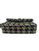 Kurt Geiger Black, Gold, & Multi Textile Flap Houndstooth Bird Chain Strap Bag Black, Gold, & Multi / Small
