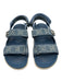 Gucci Shoe Size 38 Blue & White Textile Denim Guccissima Velcro Sandals Blue & White / 38