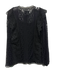 Biya Johnny Was Size XL Black Missing Fabric Tag Long Balloon Sleeve Lace Top Black / XL