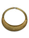 Givenchy Gold Metal Choker Vintage Necklace Gold