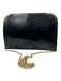 Salvatore Ferragamo Black Leather Gold Tone Hardware Toggle Close Bag Black