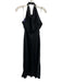 Babaton Size 0 Black Polyester Sleeveless Halter Neck Maxi Dress Black / 0