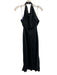 Babaton Size 0 Black Polyester Sleeveless Halter Neck Maxi Dress Black / 0