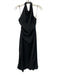 Babaton Size 0 Black Polyester Sleeveless Halter Neck Maxi Dress Black / 0