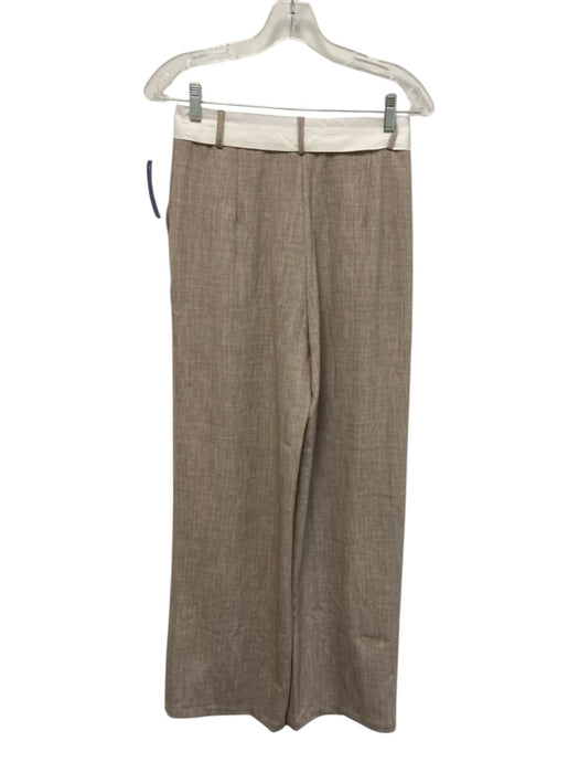 The Workshop Size S Gray & White Polyester & Rayon Vest Trouser Pant Set Gray & White / S