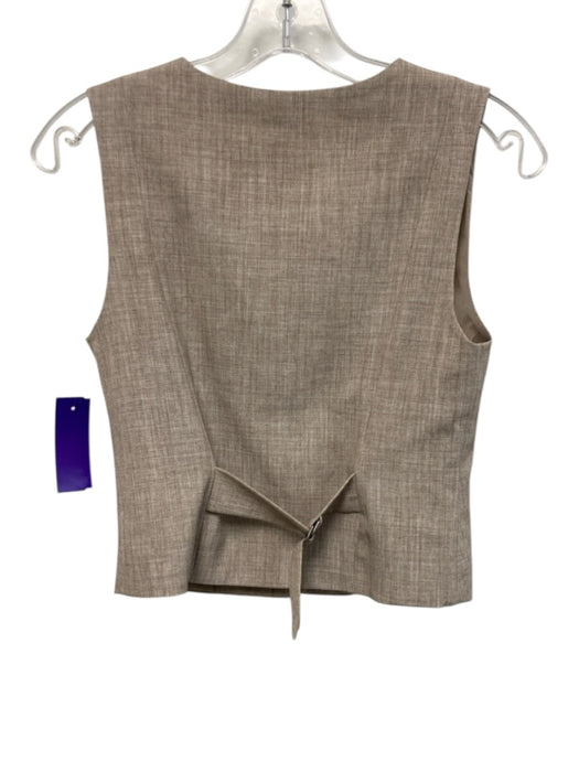 The Workshop Size S Gray & White Polyester & Rayon Vest Trouser Pant Set Gray & White / S
