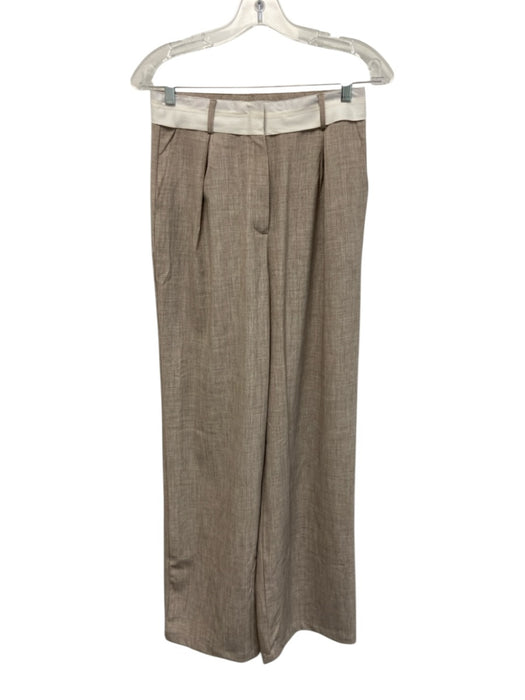 The Workshop Size S Gray & White Polyester & Rayon Vest Trouser Pant Set Gray & White / S