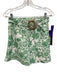 Hyacinth House Size XXS Green & White Cotton Short Puff Sleeve Floral Short Set Green & White / XXS