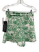 Hyacinth House Size XXS Green & White Cotton Short Puff Sleeve Floral Short Set Green & White / XXS