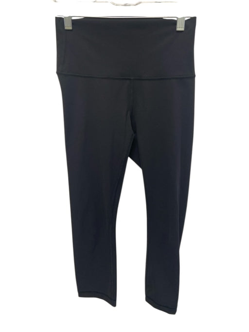 Lululemon Size 4 Black Nylon Blend Athletic Crop Leggings Black / 4