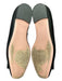 Fendi Shoe Size 38 Black Leather Flat Buckle Detail geometric stud Rainbow Shoes Black / 38