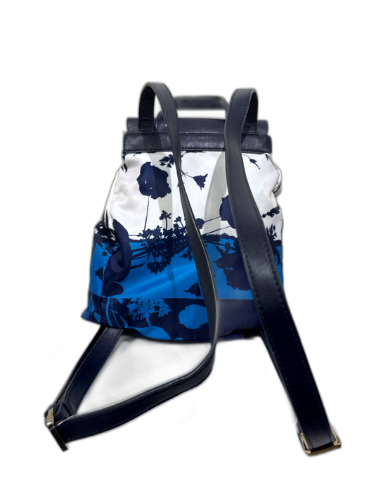 Ted Baker Navy, Blue & White Synthetic Drawstring Printed Backpack Navy, Blue & White