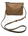 Marc By Marc Jacobs Beige & Brown Leather Silver Hardware Zip Top Crossbody Bag Beige & Brown / S