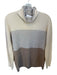 Vertical Design Size L Multi Cashmere Color Block Turtle Neck Layered Sweater Multi / L