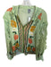 Blank London Size S Green & Multi Viscose Gauze Floral & Abstract Button up Top Green & Multi / S