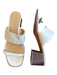 Madewell Shoe Size 10 Cream Double Strap Open Toe & Heel Chunky Heel Heels Cream / 10