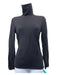 Magaschoni Size S Black Cashmere Turtleneck Ribbed Long Sleeve Sweater Black / S