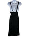 Roam Size S/M Black Linen Wrap button straps Above Knee Dress Black / S/M