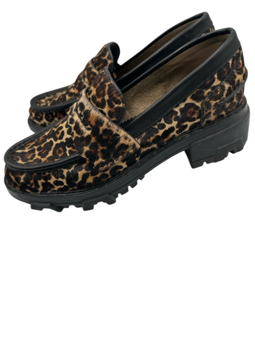 Rag & Bone Shoe Size 36.5 Brown & Black Leather Upper Pony Hair Penny Loafers Brown & Black / 36.5