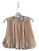Mare Mare Size XS Beige Polyester Blend Key Hole Sleeveless Cropped Pleated Top Beige / XS