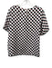 Kenzo Size 44 White, Black, Pink Silk Short Sleeve All Over Print Stars Top White, Black, Pink / 44