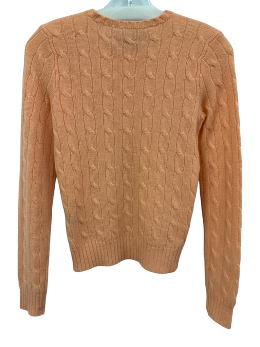 Ralph Lauren Black Size S Creamsicle Orange Cashmere Long Sleeve Sweater Creamsicle Orange / S