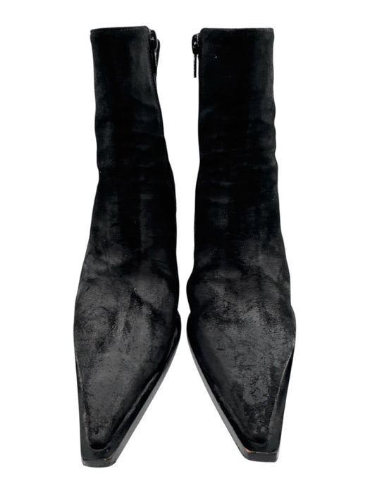 Ann Demeulemeester Shoe Size 36.5 Black Suede leather Pointed Toe Booties Black / 36.5