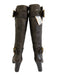 Chloe Shoe Size 36 Brown Pebble Leather Midi Block Heel Knee High Boots Brown / 36