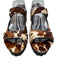 Stuart Weitzman Shoe Size 6 Brown & White Pony Hair Cow Print Platform Sandals Brown & White / 6