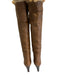 Giuseppe Zanotti Design Shoe Size 36 Brown & Beige Leather Fur Knee High Boots Brown & Beige / 36