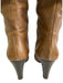 Giuseppe Zanotti Design Shoe Size 36 Brown & Beige Leather Fur Knee High Boots Brown & Beige / 36