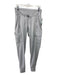 Athleta Size 6 Light Gray Polyester & Spandex Jogger Multi Pockets Pants Light Gray / 6