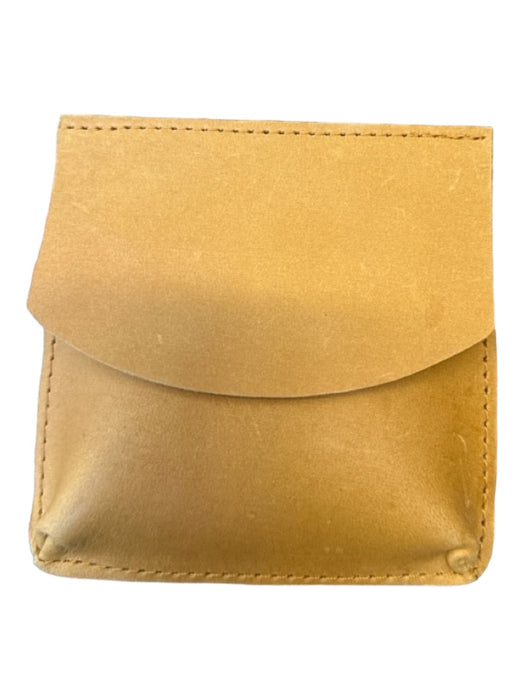 ABLE Tan Leather Front Flap Wallets Tan