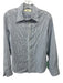 Buck Mason Size S Blue & White Cotton & Tencel Striped Button Up Long Sleeve Top Blue & White / S